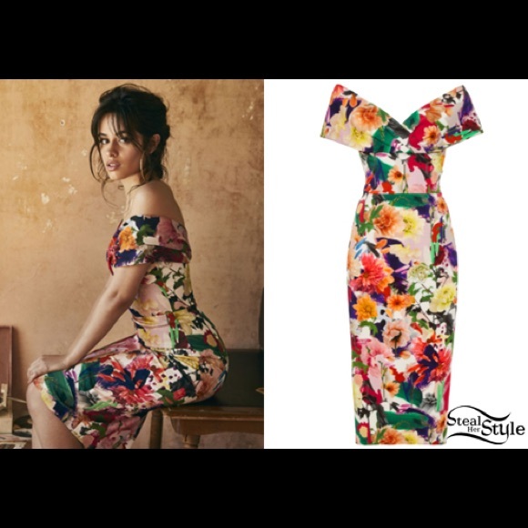 Cushnie et Ochs Alba Surrealist Floral Dress in 8 - Picture 6 of 16